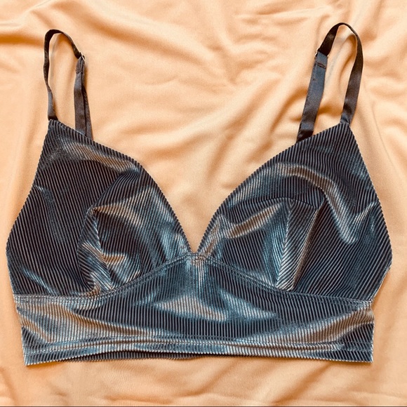 Victoria Secret Velvet Ribbed Bralette